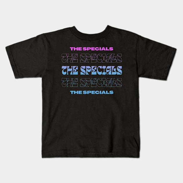 The Specials // Typography Fan Art Design Kids T-Shirt by bambangbuta